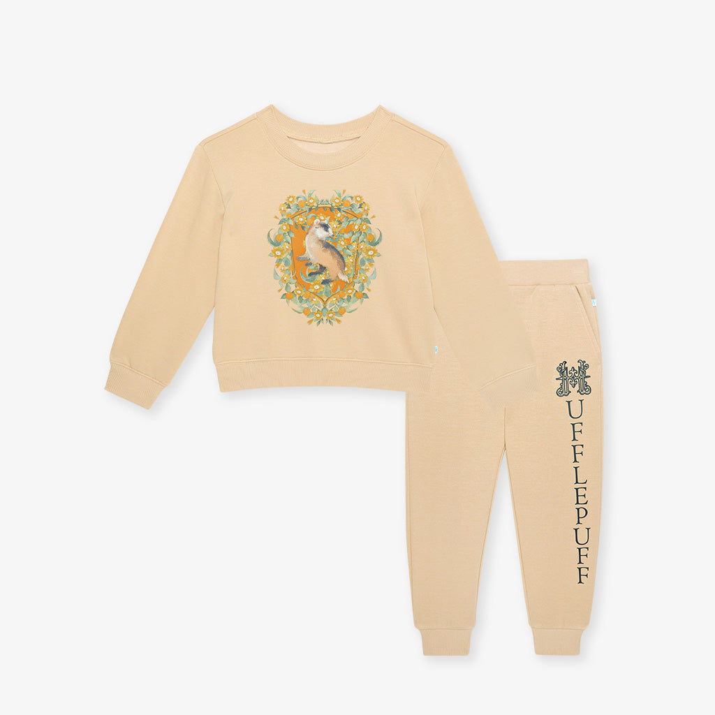 Hufflepuff Varsity League Fleece Sweatshirt Jogger Set