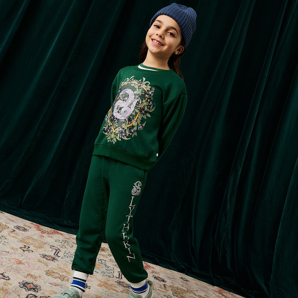 Slytherin Varsity League Fleece Sweatshirt Jogger Set