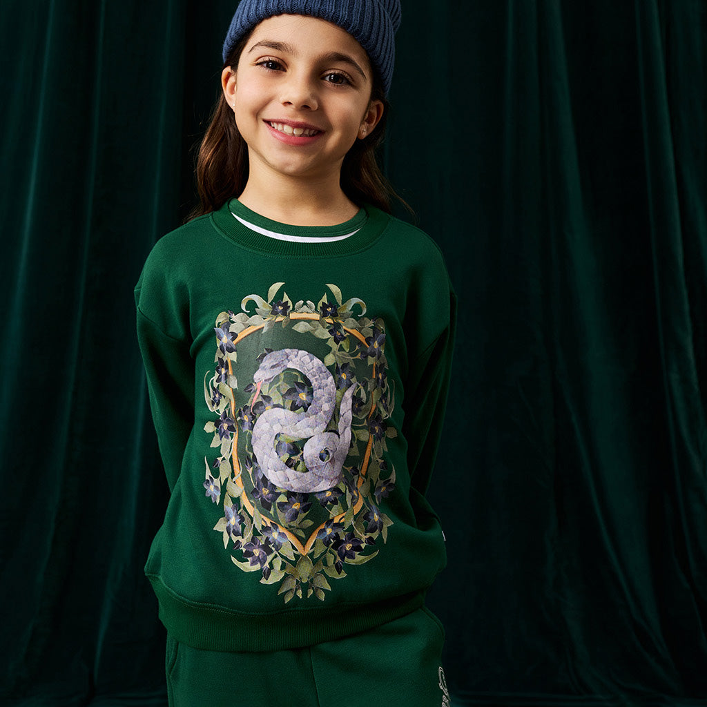 Slytherin Varsity League Fleece Sweatshirt Jogger Set