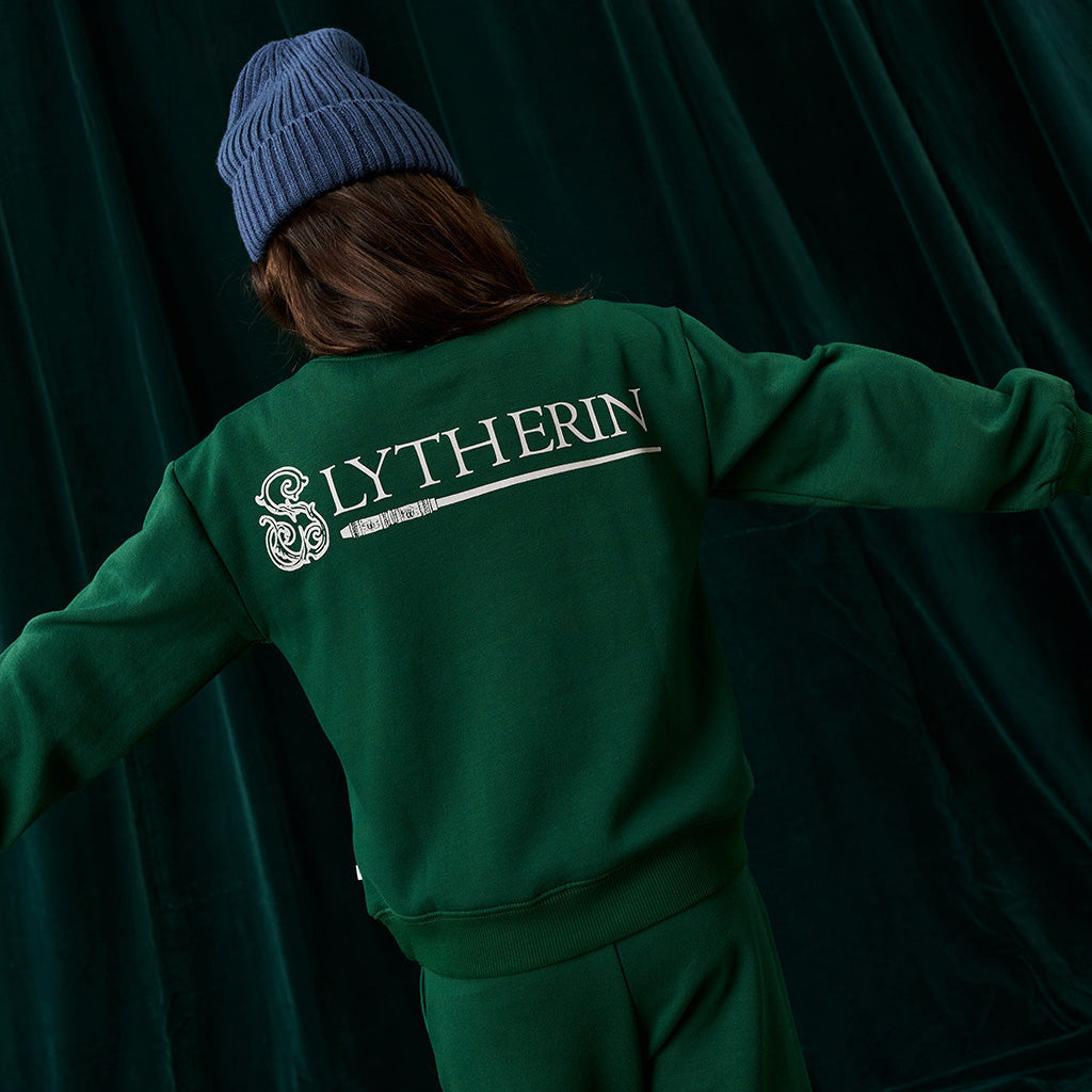 Slytherin Varsity League Fleece Sweatshirt Jogger Set