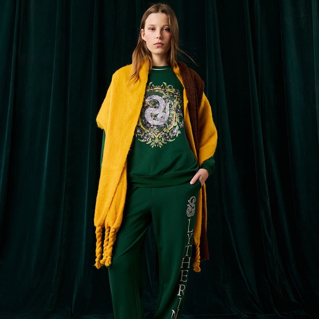 Slytherin Varsity League Women's Fleece Sweatshirt Jogger Set
