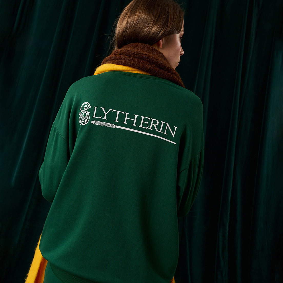Slytherin Varsity League Women's Fleece Sweatshirt Jogger Set