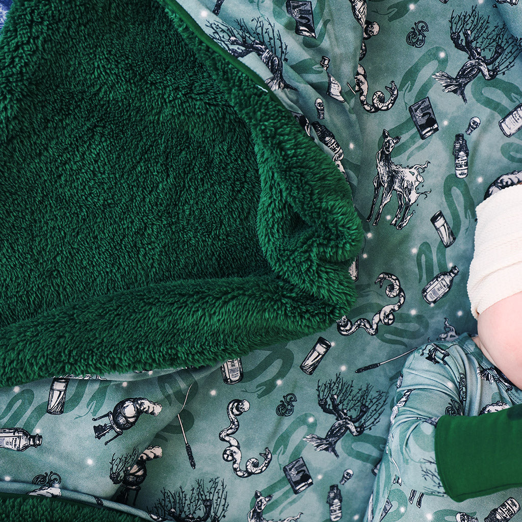 Slytherin House Luxe Plush Patoo® Blanket