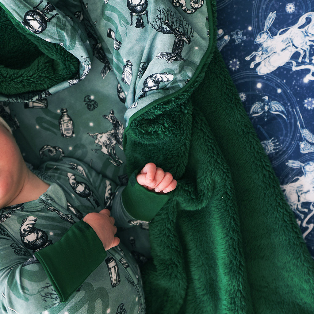 Slytherin House Luxe Plush Patoo® Blanket
