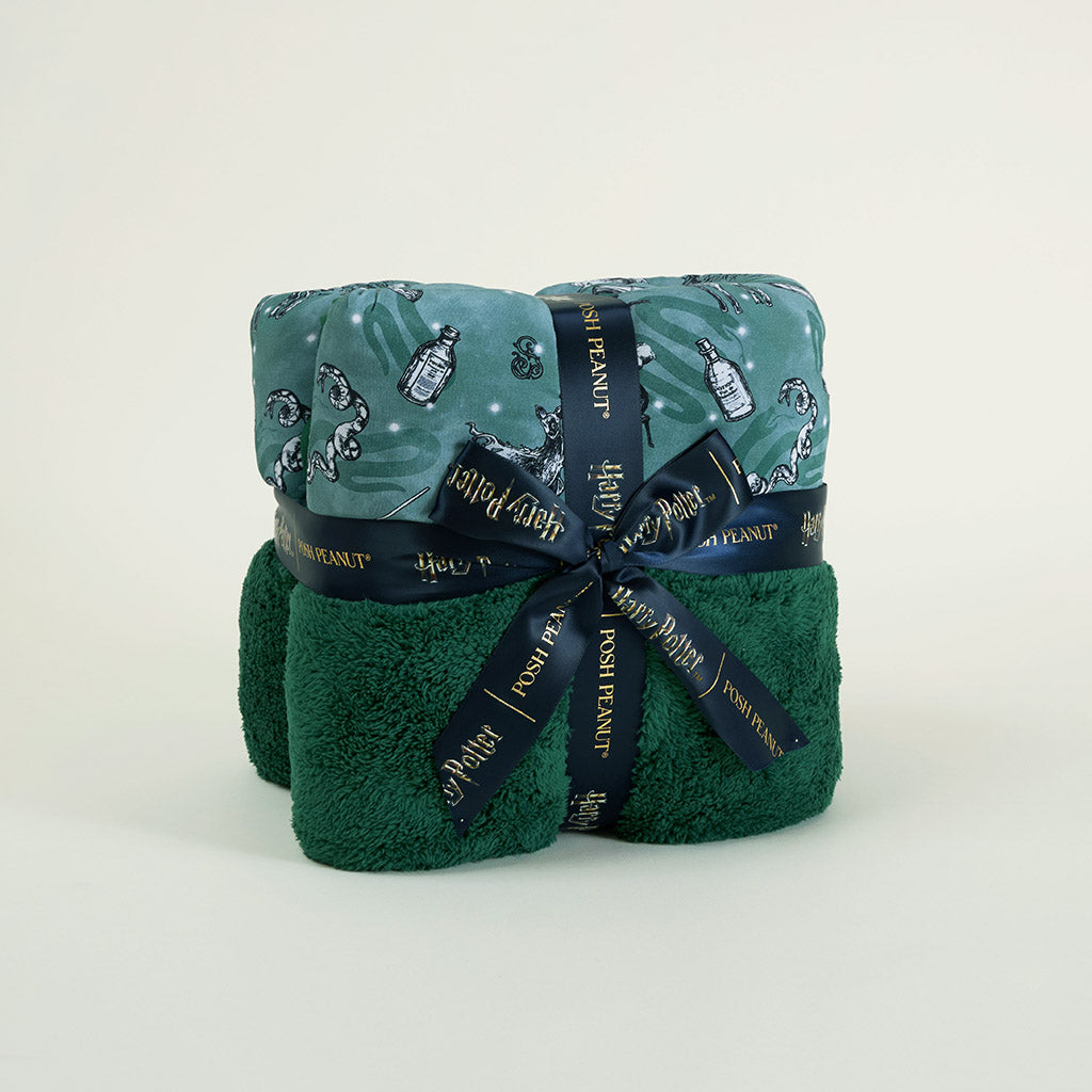 Slytherin House Luxe Plush Patoo® Blanket