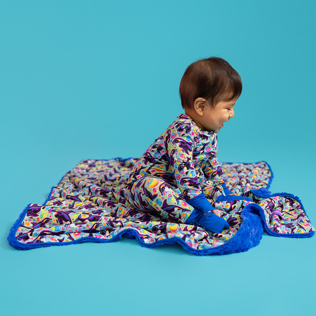 Lisa Frank® Max Splash Minky Luxette Patoo® Blanket