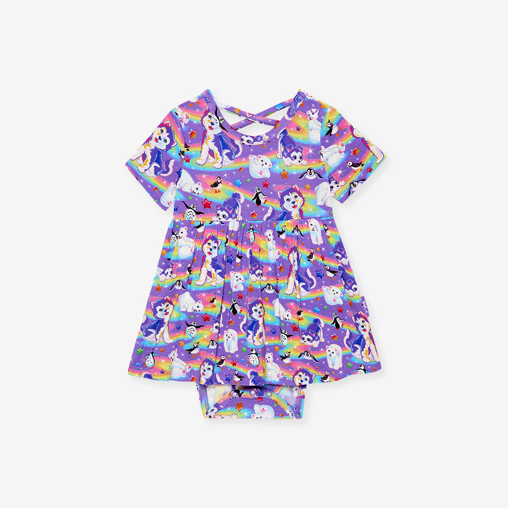 Lisa Frank® Tikanni Criss-Cross Twirl Bodysuit Dress