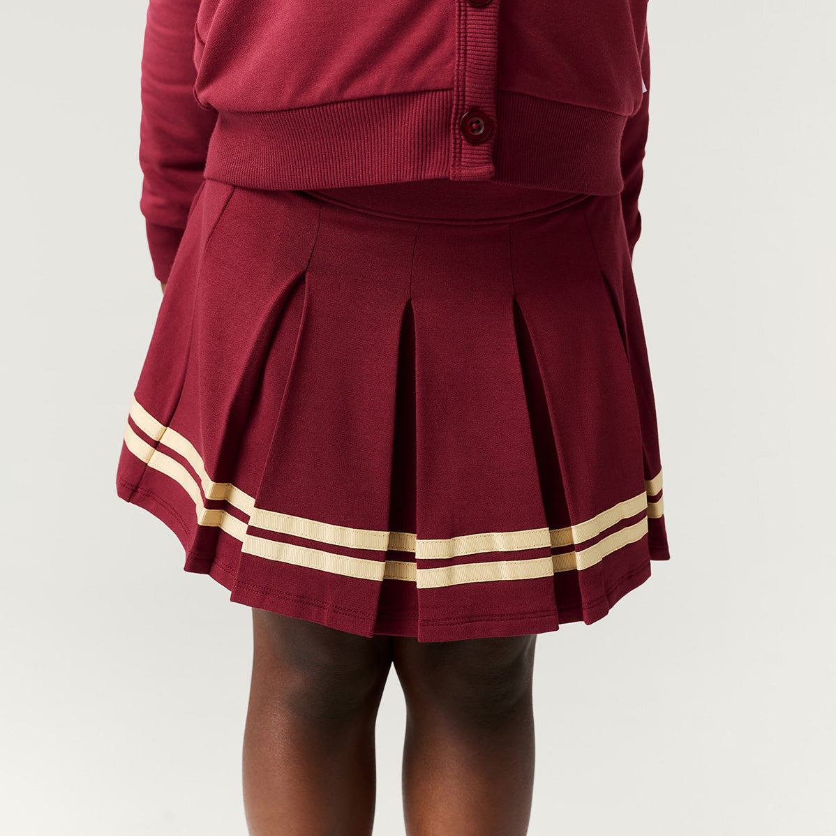 Maroon Varsity League French Terry Varsity Skort