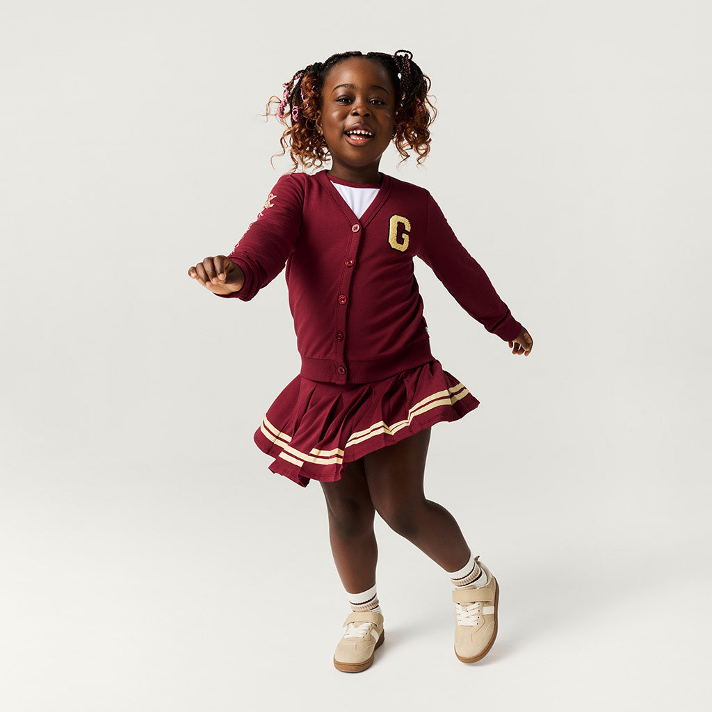 Maroon Varsity League French Terry Varsity Skort