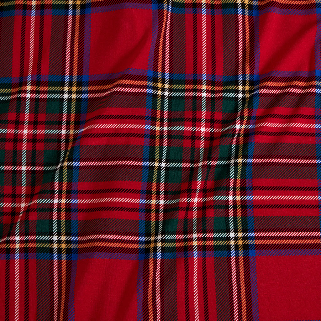 Red Tartan Plaid Convertible One Piece