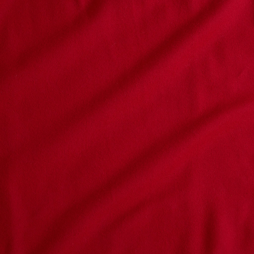 Garnet Red Flannelette Luxe Pajama Set
