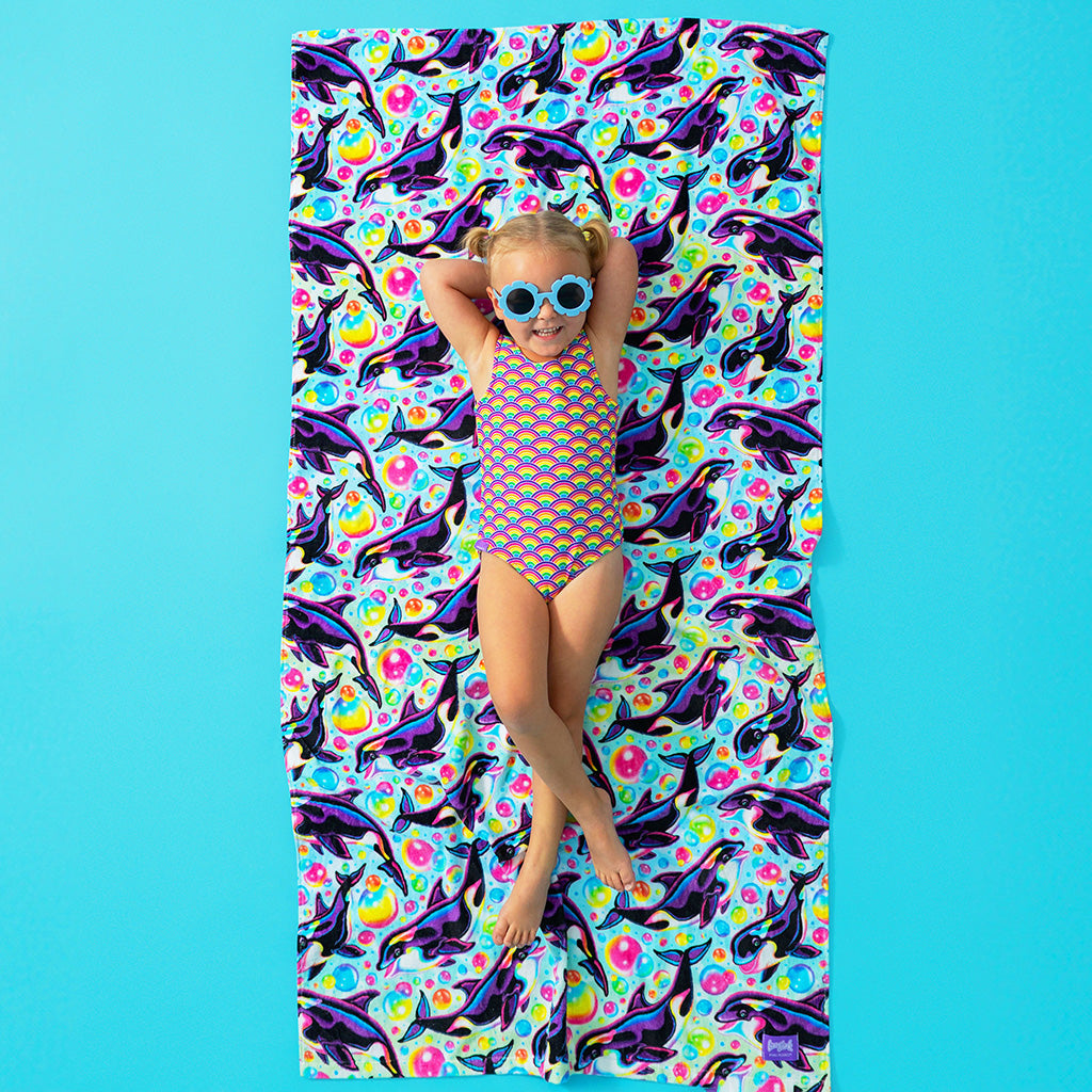 Lisa Frank® Max Splash Beach Towel