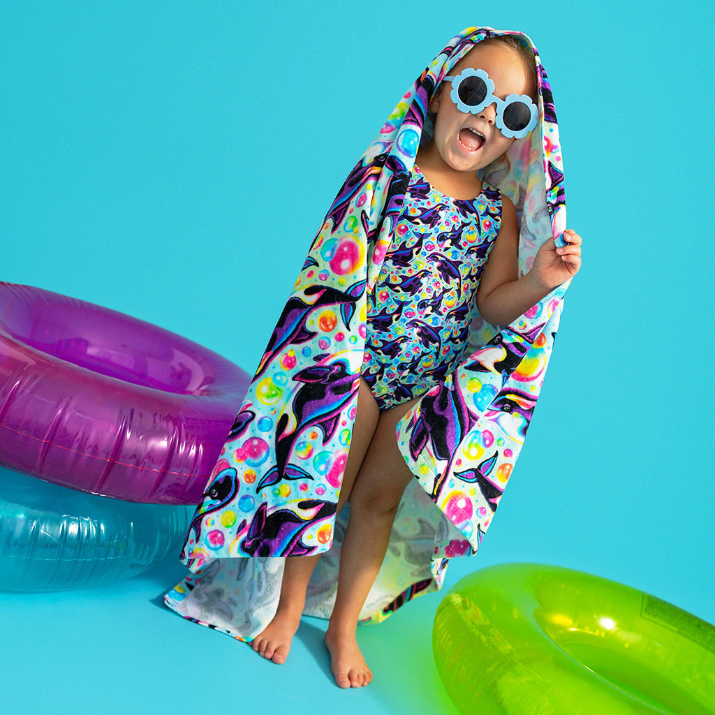 Lisa Frank® Max Splash Beach Towel