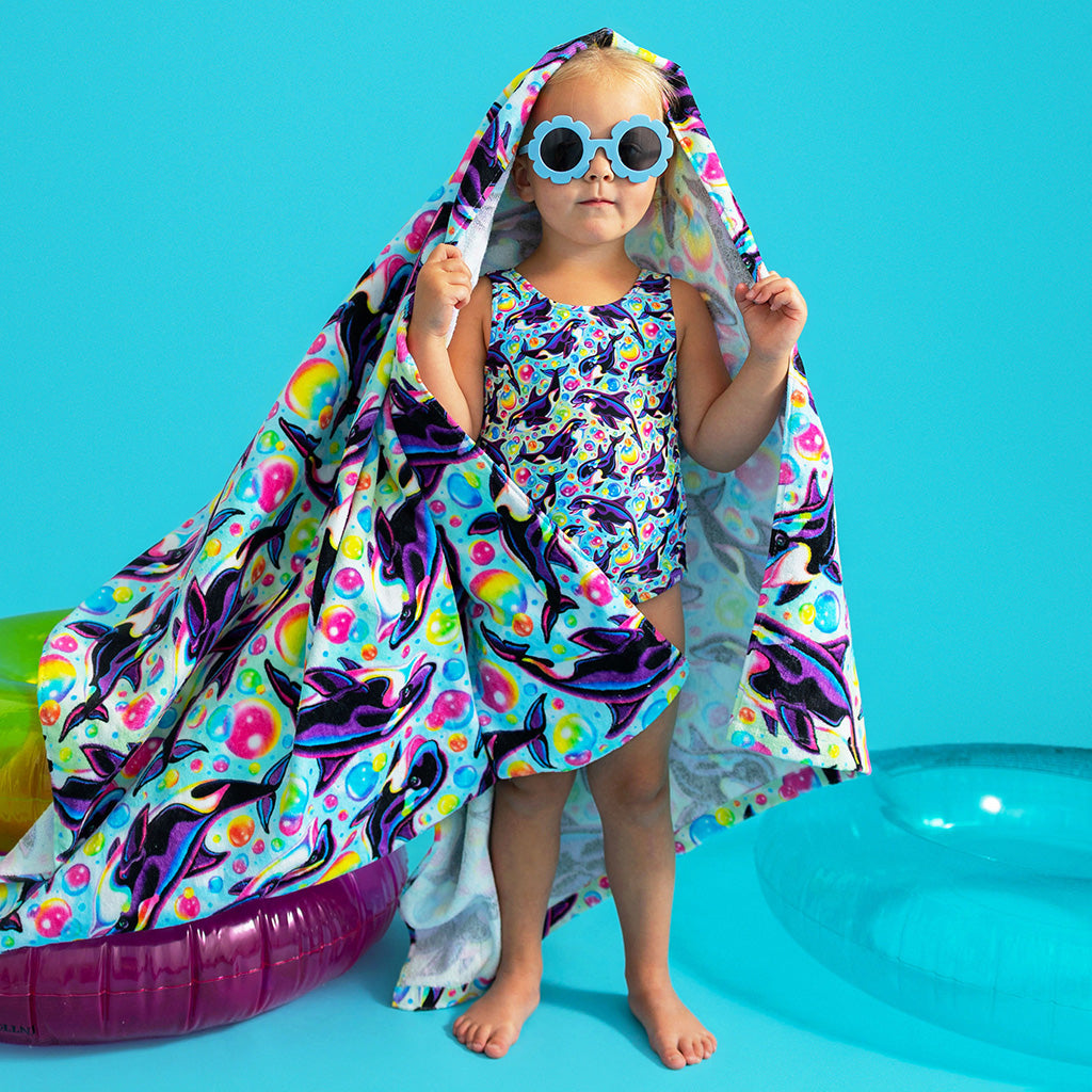 Lisa Frank® Max Splash Beach Towel