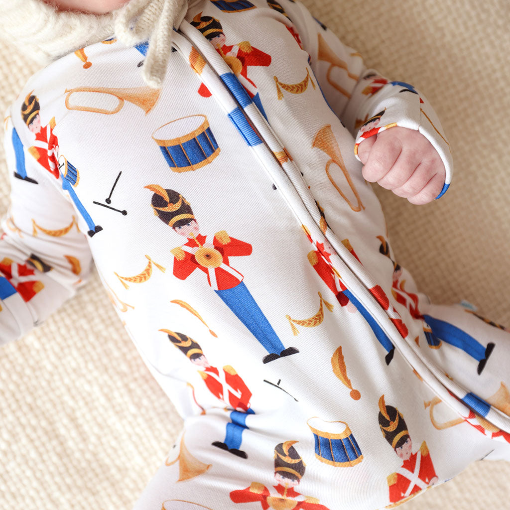 Bastian Footie Zippered One Piece