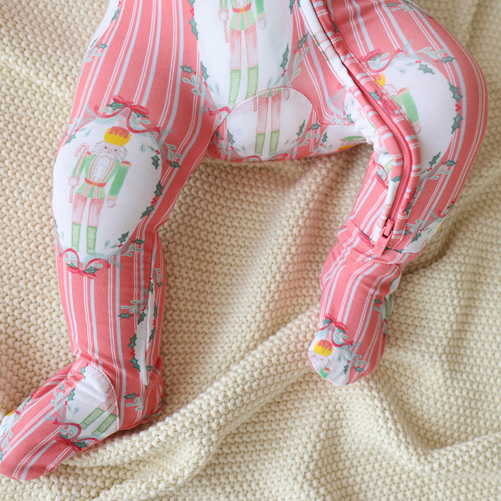 Sable Footie Zippered One Piece