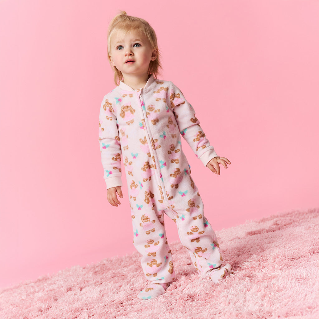 Ginger Posh Microfleece Zippered One Piece