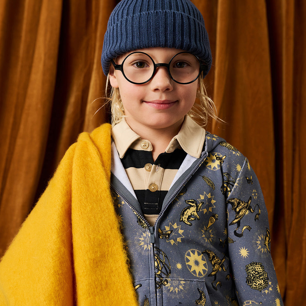 Hufflepuff House French Terry Zippered Hoodie
