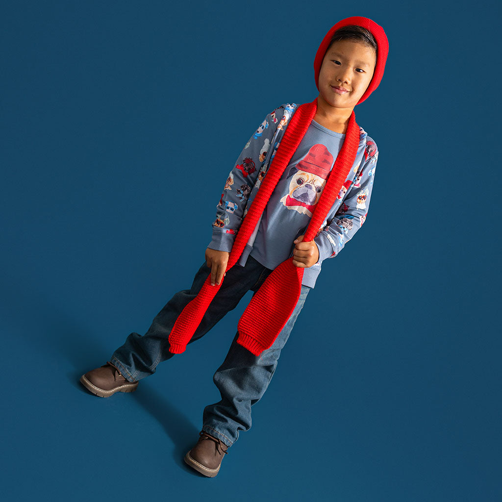 Quinlyn French Terry Zippered Hoodie