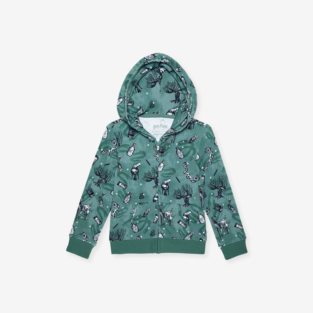 Slytherin House French Terry Zippered Hoodie