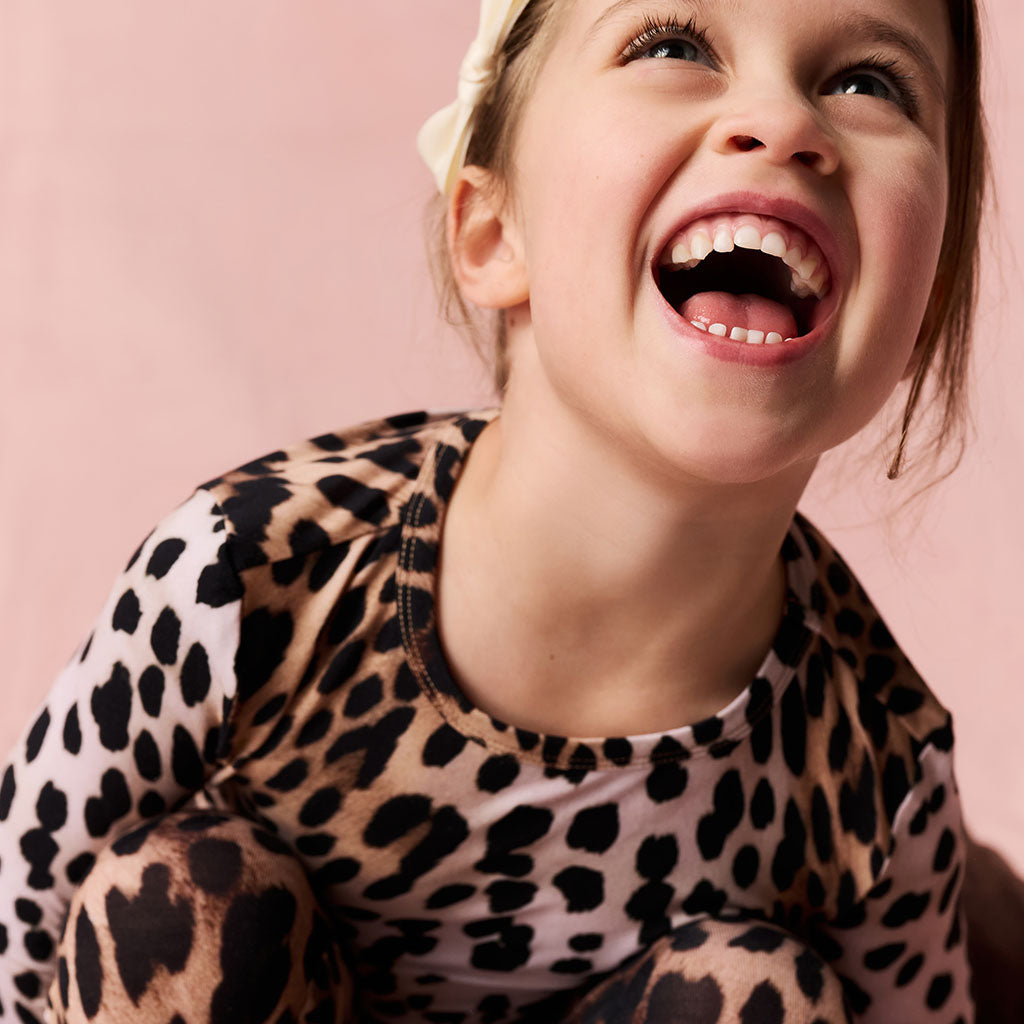 Loretta Leopard Classic Pajama Set