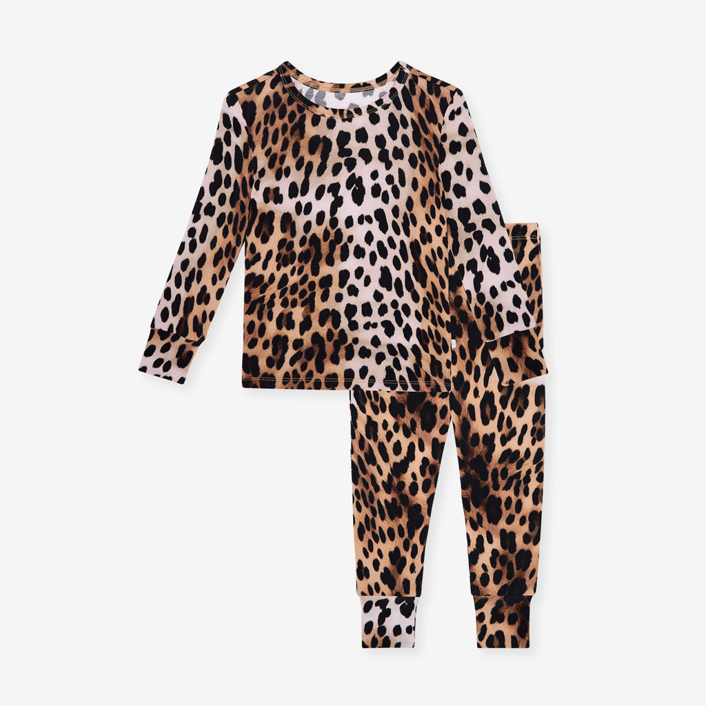 Loretta Leopard Classic Pajama Set