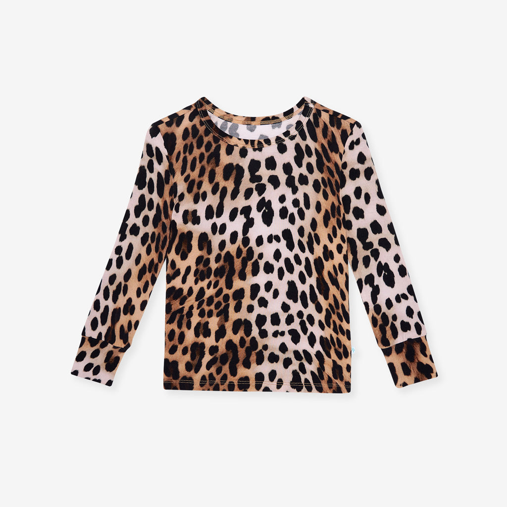 Loretta Leopard Classic Pajama Set