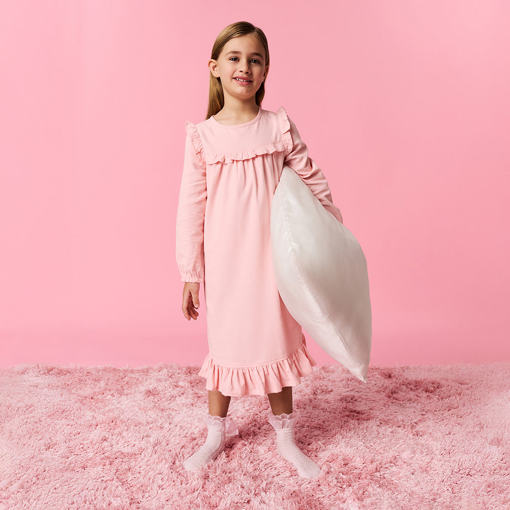 Powder Pink Flannelette Nightgown