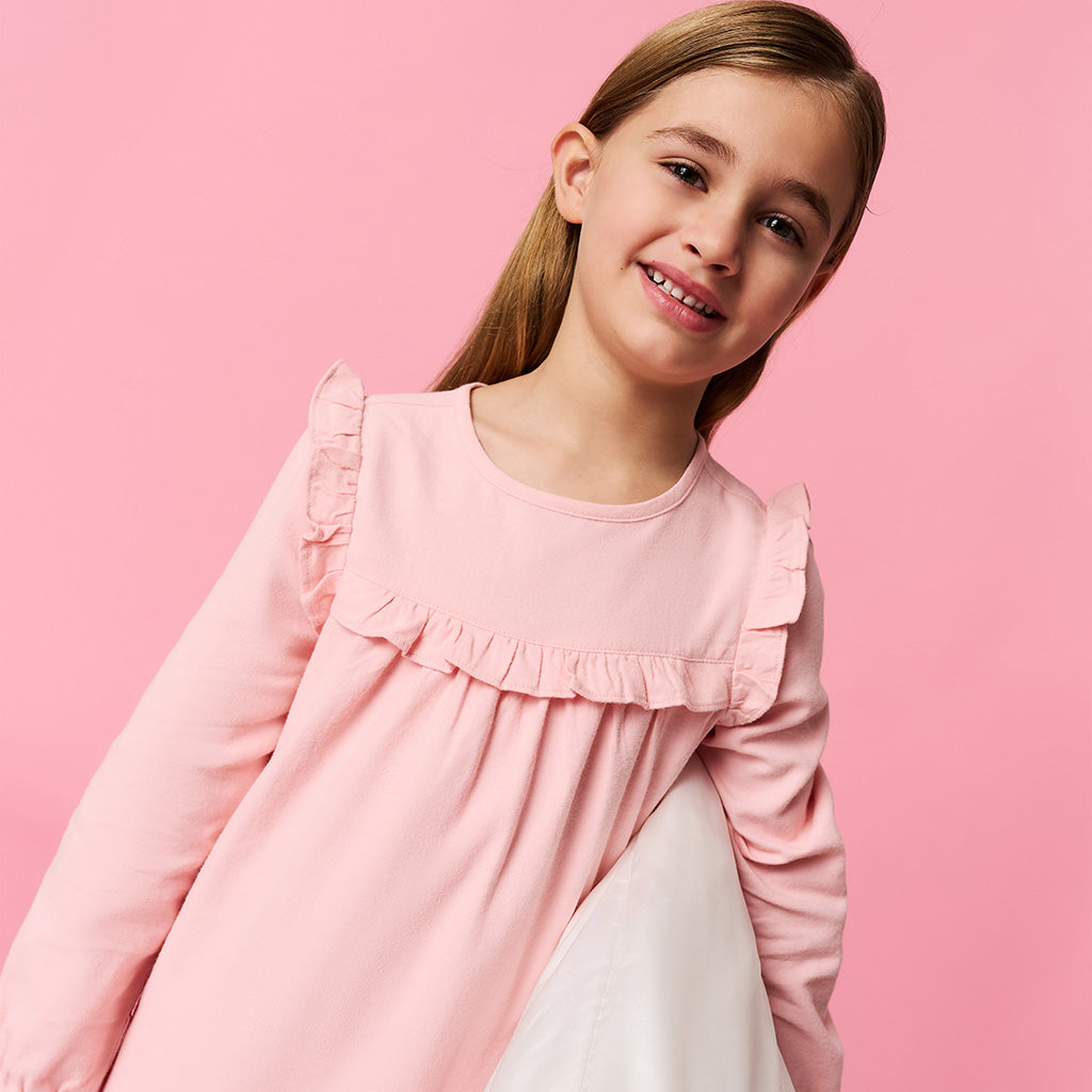 Powder Pink Flannelette Nightgown