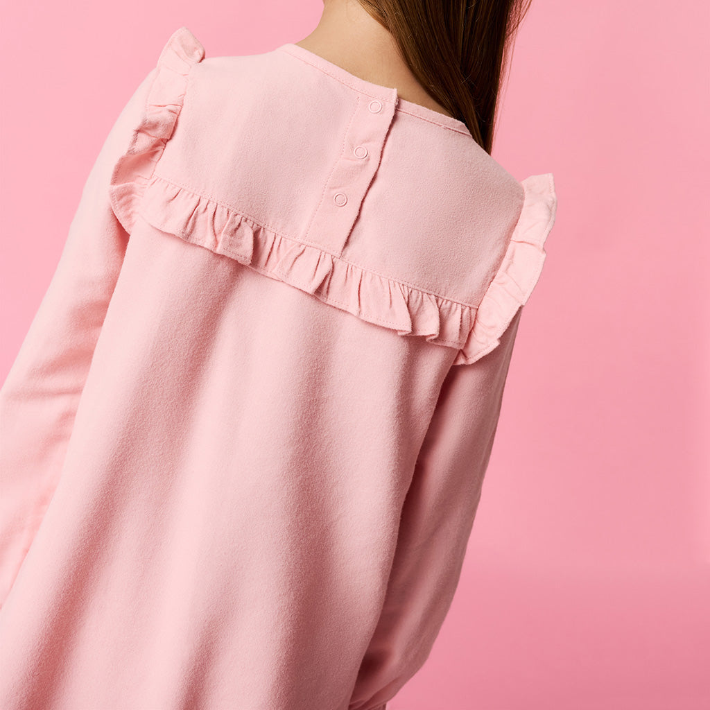 Powder Pink Flannelette Nightgown
