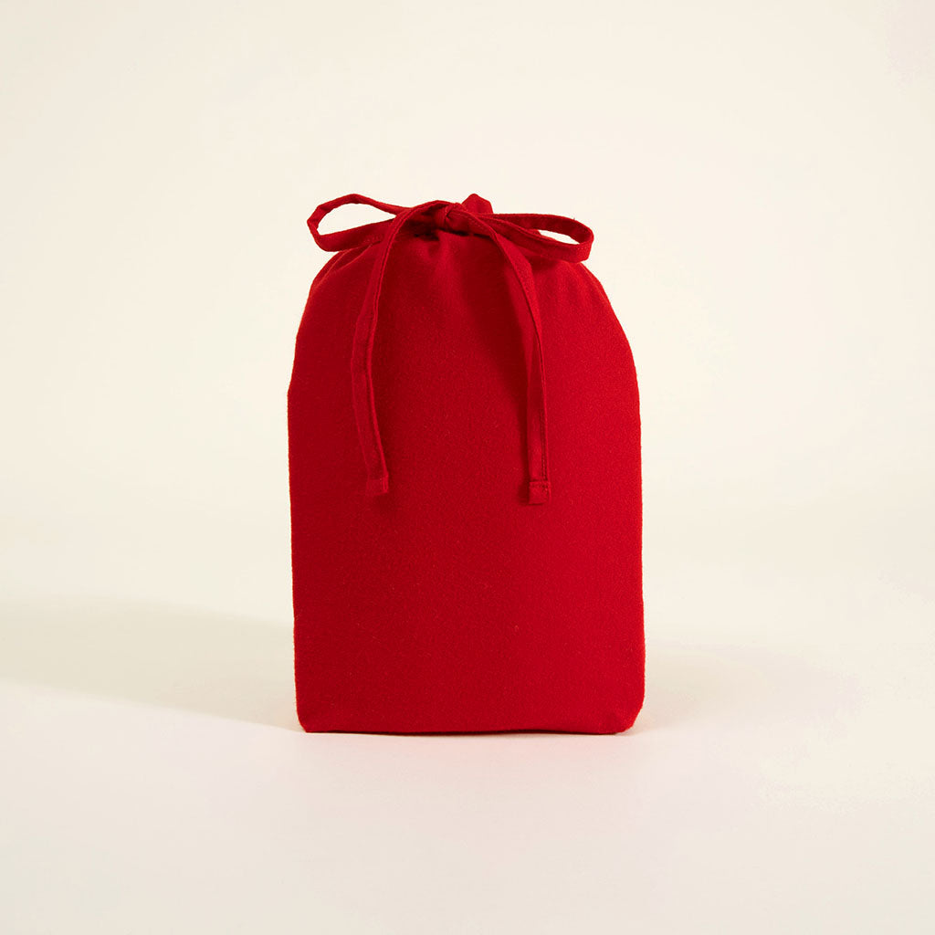 Garnet Red Flannelette Nightgown