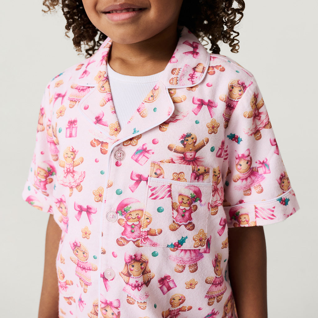 Ginger Posh Flannelette Luxe Pajama Short Set