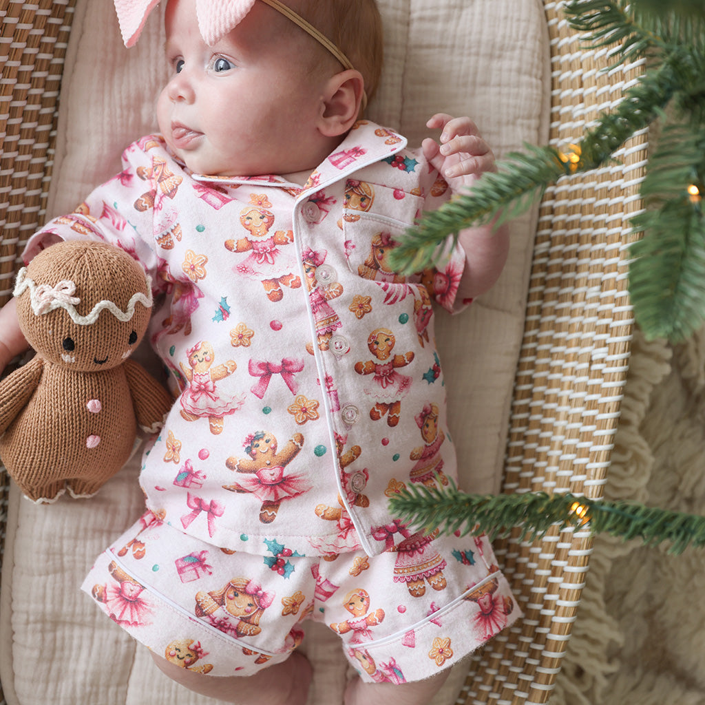 Ginger Posh Flannelette Luxe Pajama Short Set