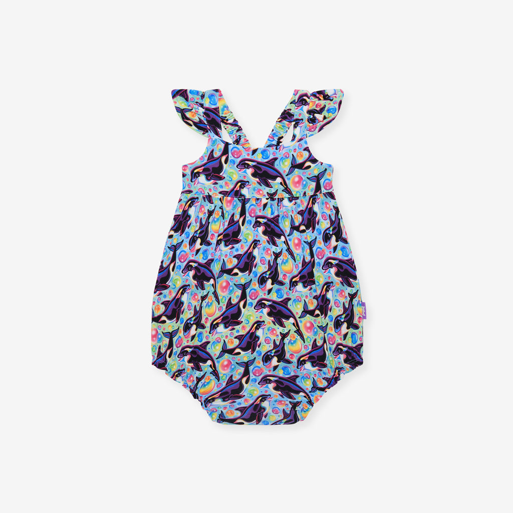 Lisa Frank® Max Splash Ruffled Bubble Romper