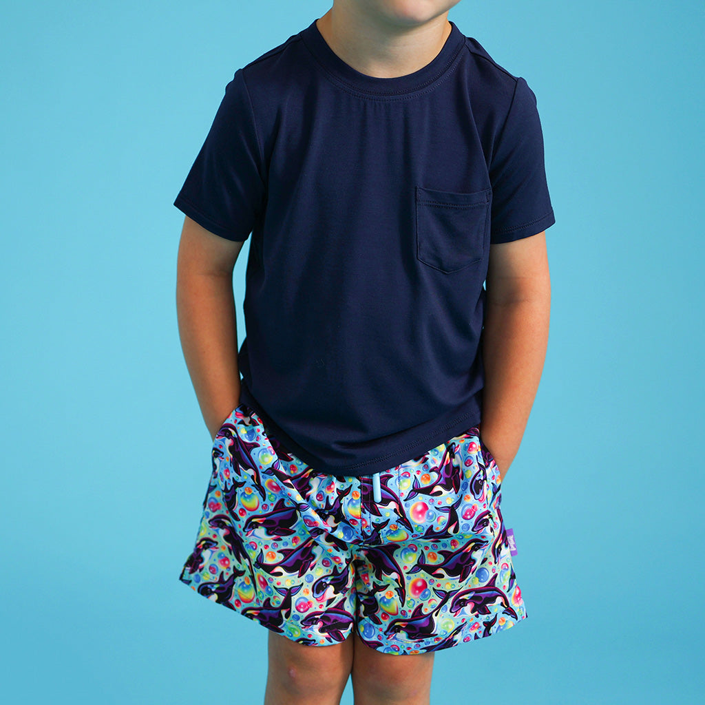 Lisa Frank® Max Splash Swim Trunks