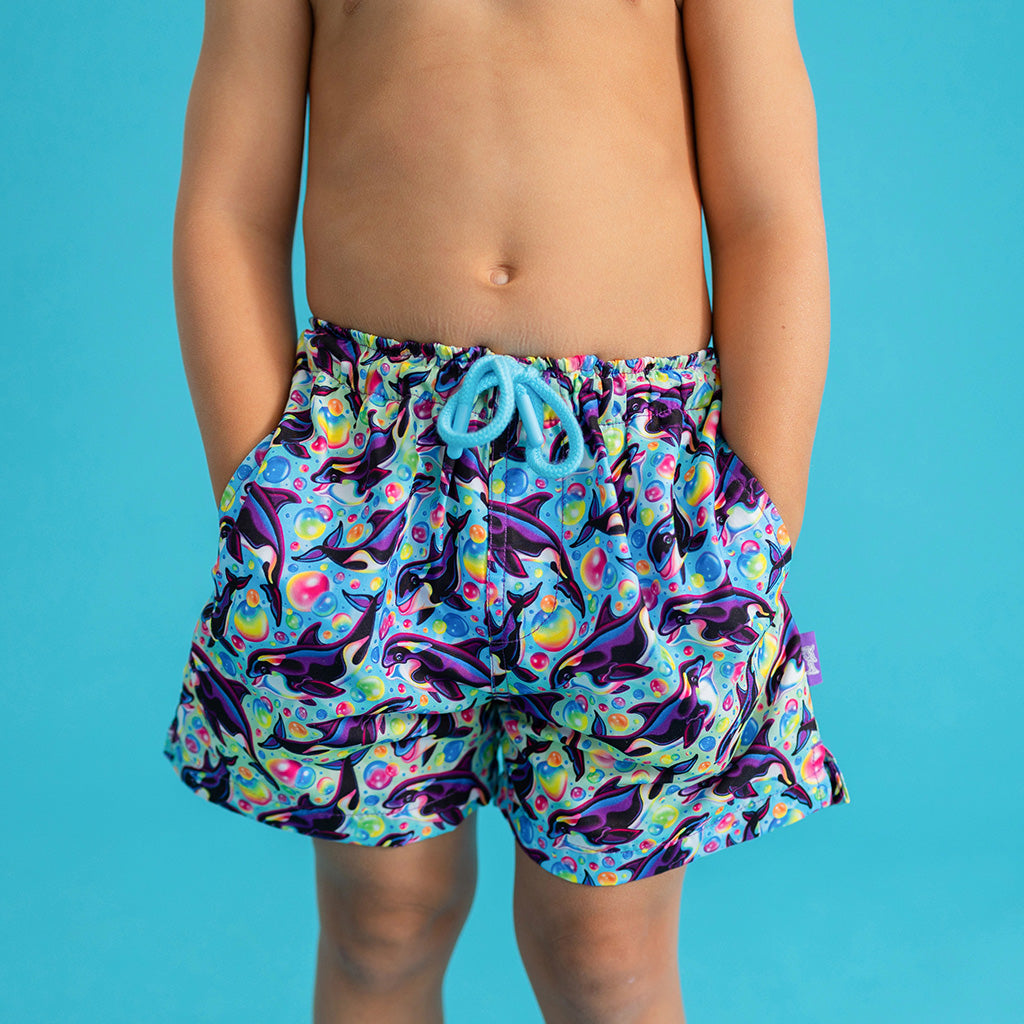 Lisa Frank® Max Splash Swim Trunks