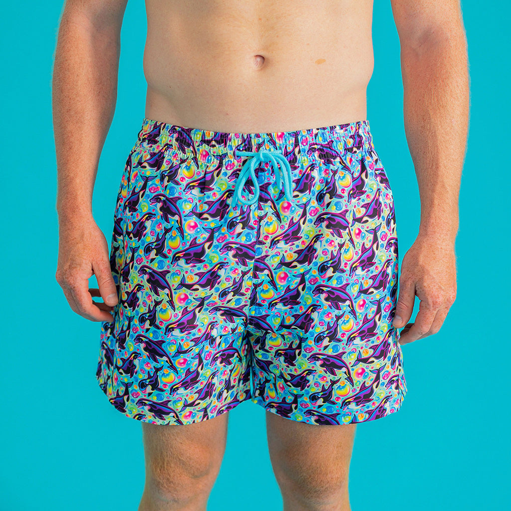 Lisa Frank® Max Splash Men's Swim Trunks