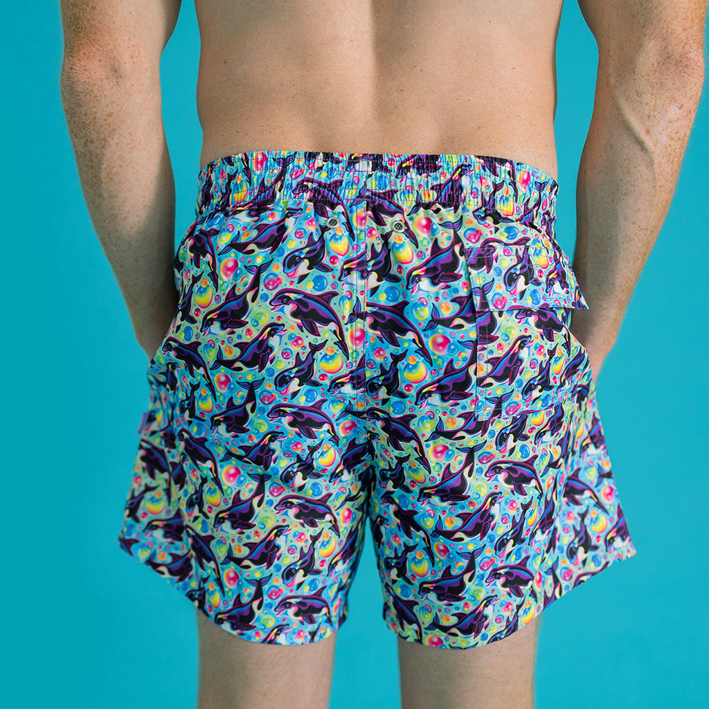 Lisa Frank® Max Splash Men's Swim Trunks