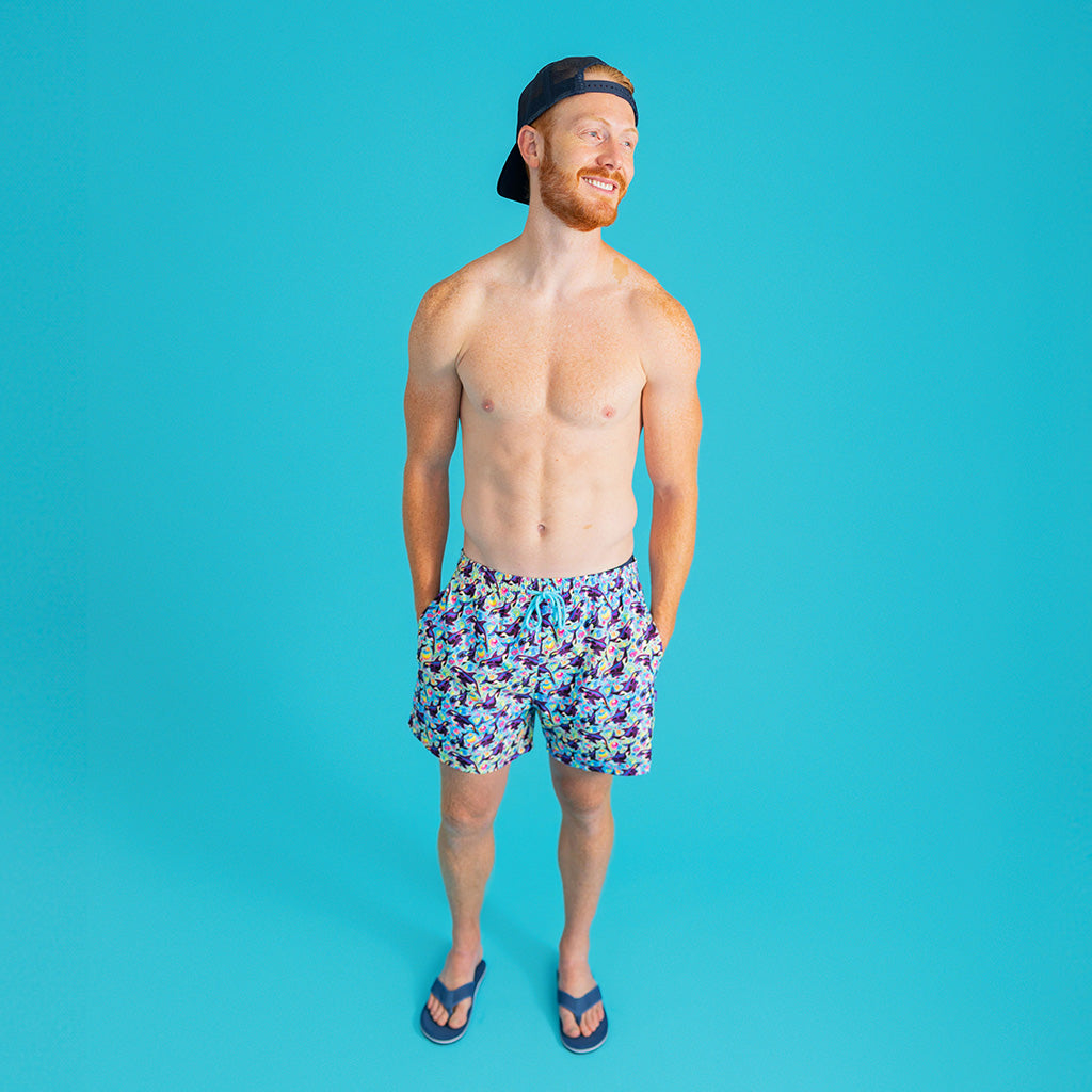 Lisa Frank® Max Splash Men's Swim Trunks