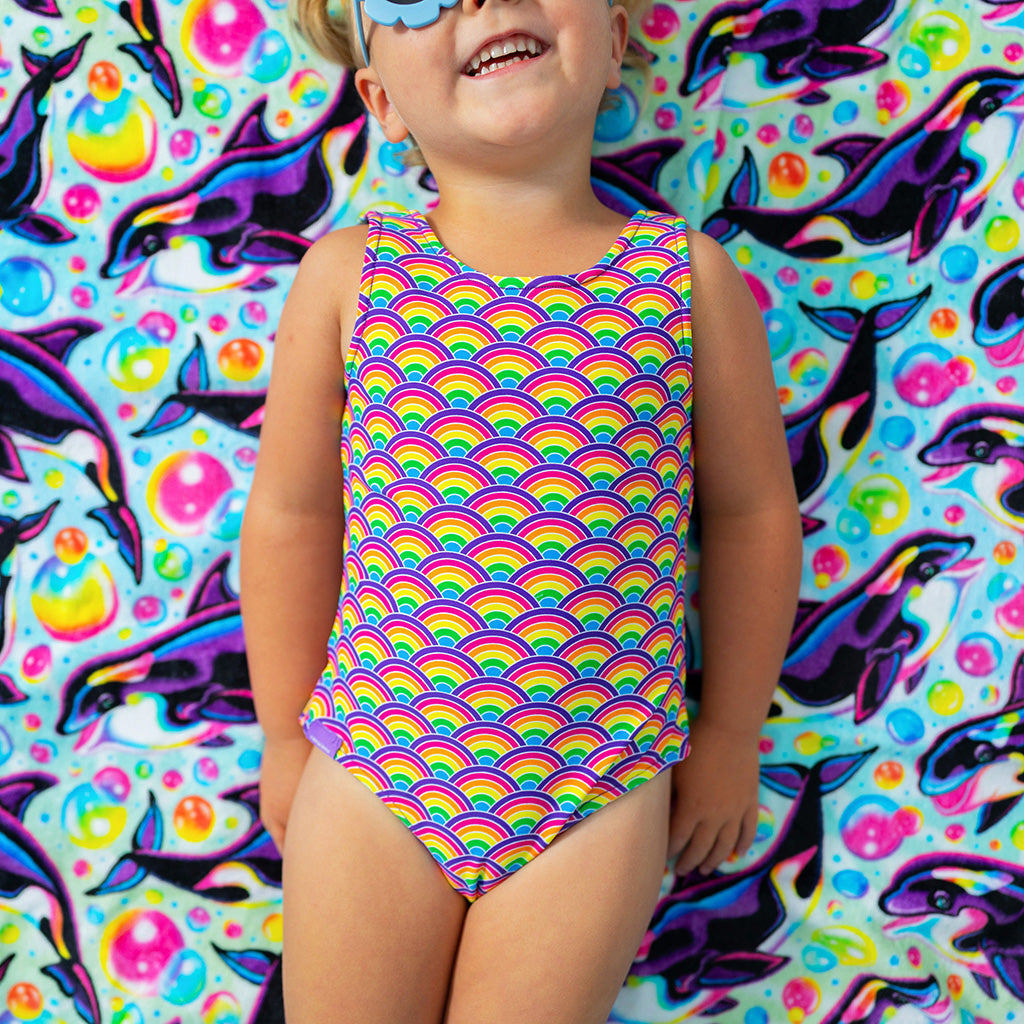 Lisa Frank® Max Splash Reversible One Piece Swimsuit