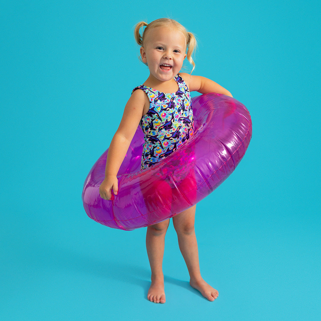 Lisa Frank® Max Splash Reversible One Piece Swimsuit