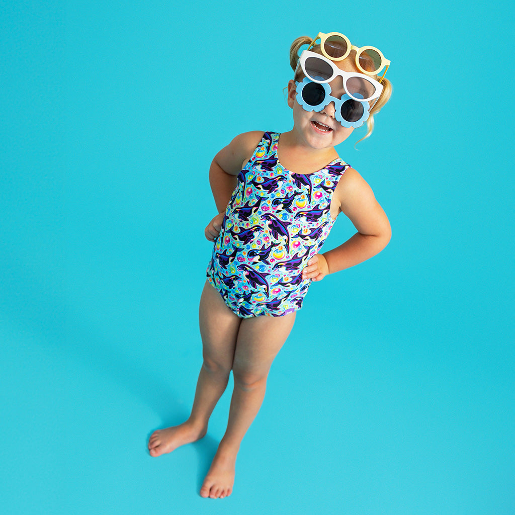 Lisa Frank® Max Splash Reversible One Piece Swimsuit