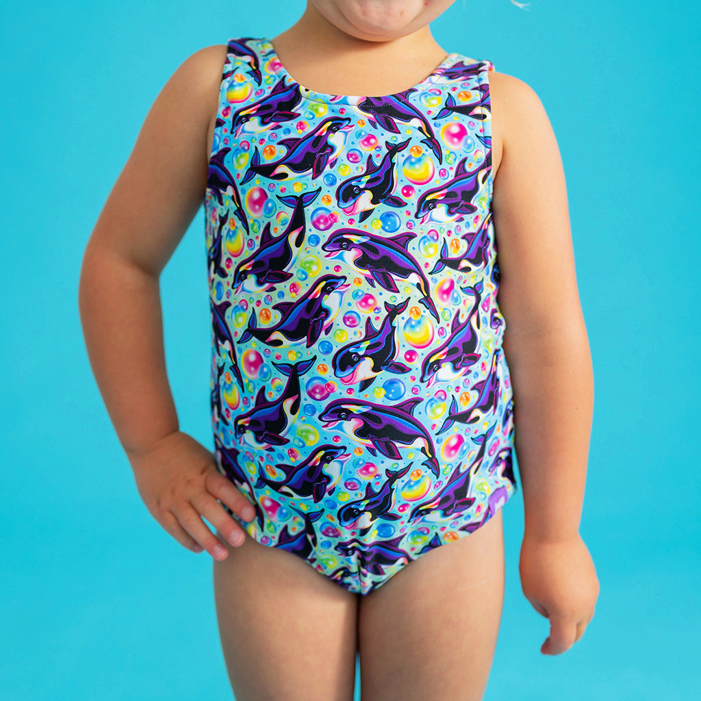 Lisa Frank® Max Splash Reversible One Piece Swimsuit