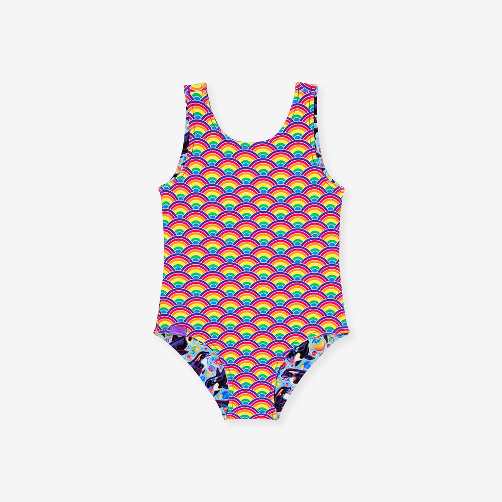 Lisa Frank® Max Splash Reversible One Piece Swimsuit