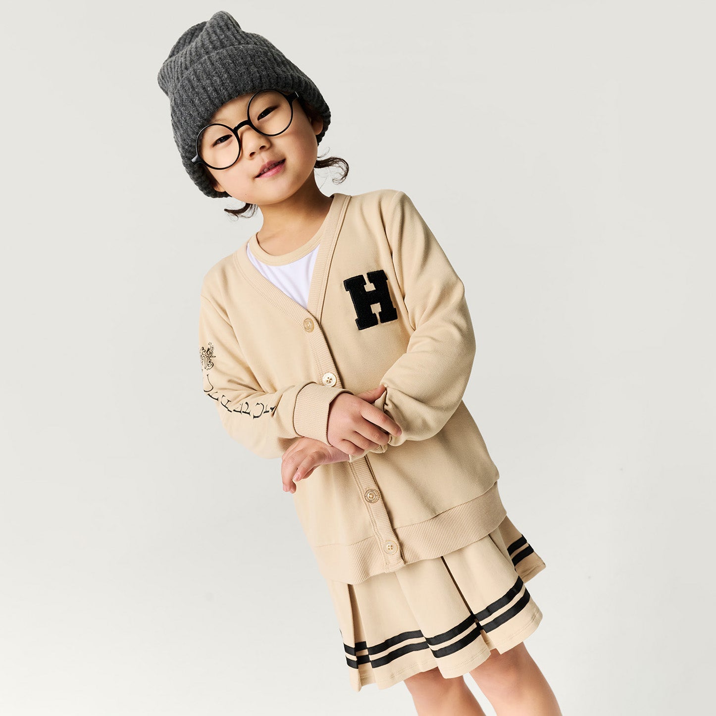 Hufflepuff Varsity League French Terry Varsity Cardigan