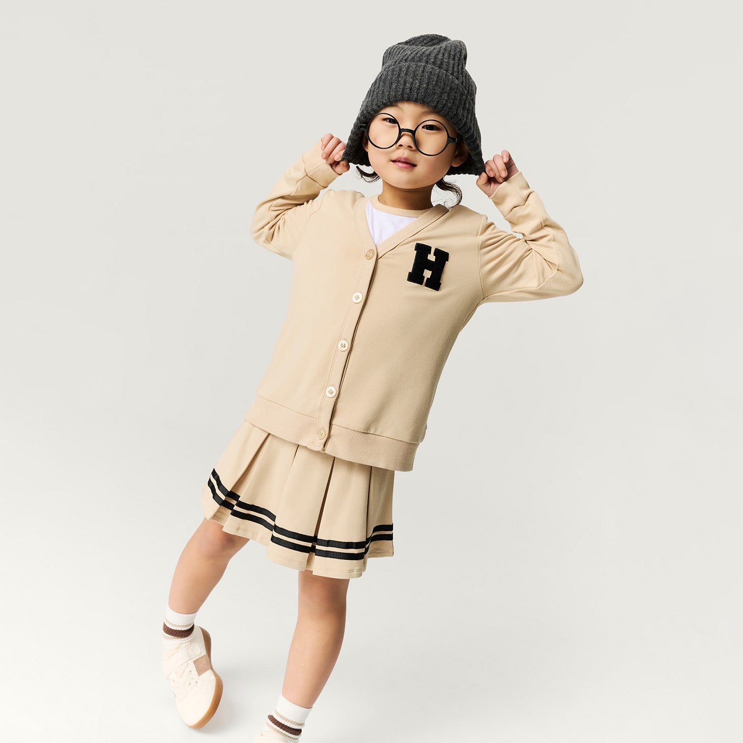 Hufflepuff Varsity League French Terry Varsity Cardigan
