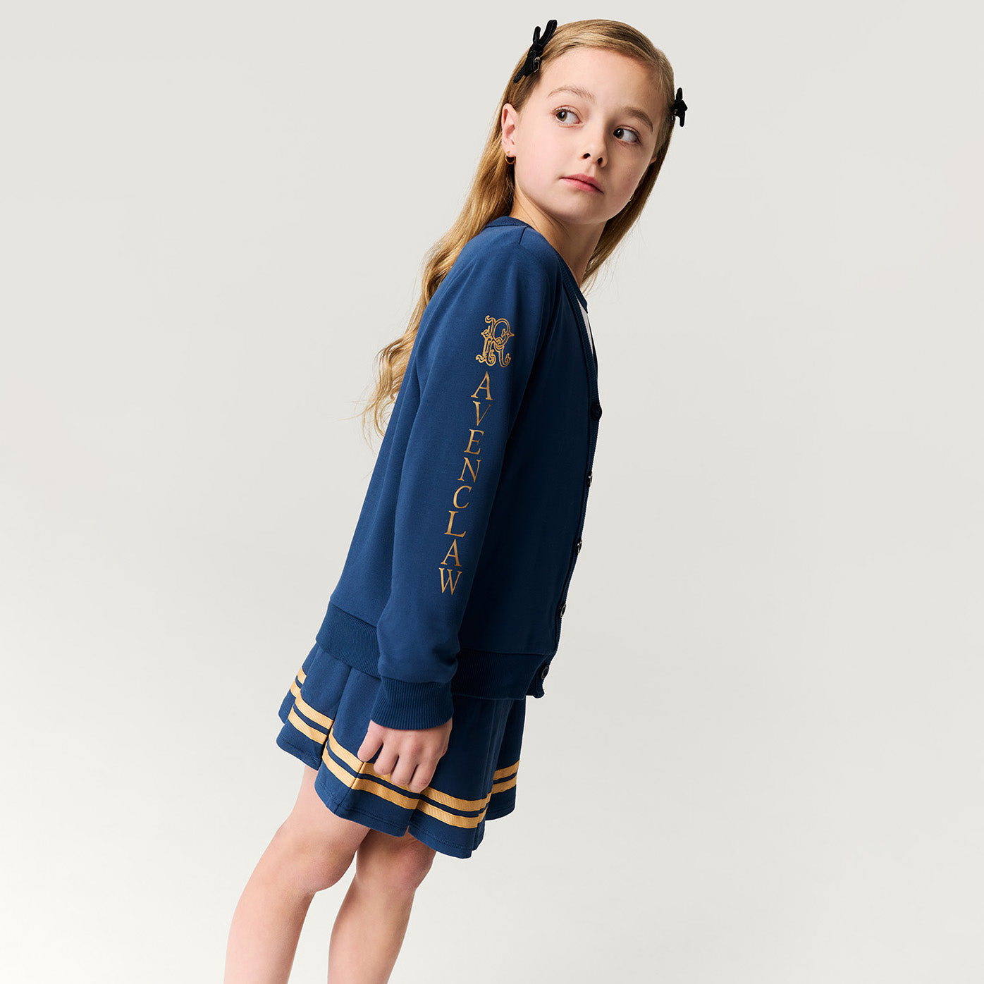Ravenclaw Varsity League French Terry Varsity Cardigan