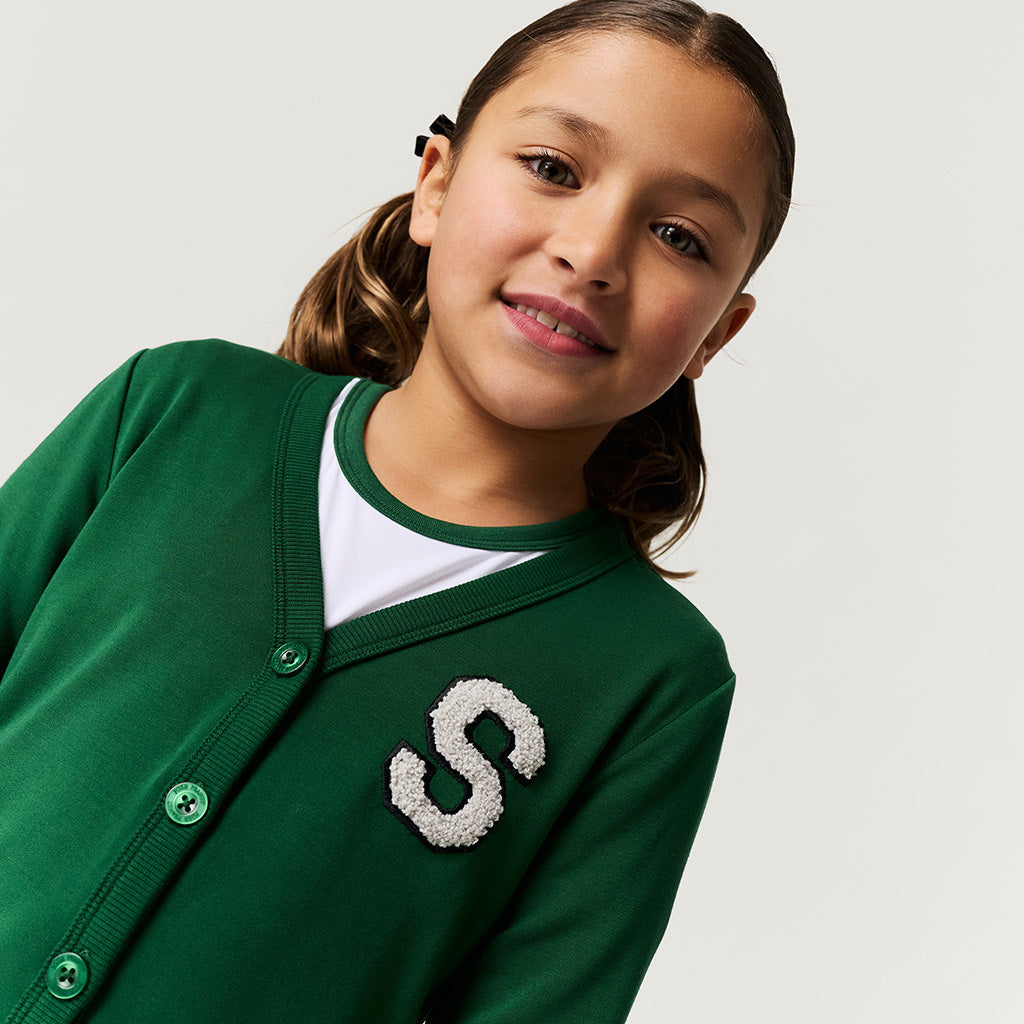 Slytherin Varsity League French Terry Varsity Cardigan