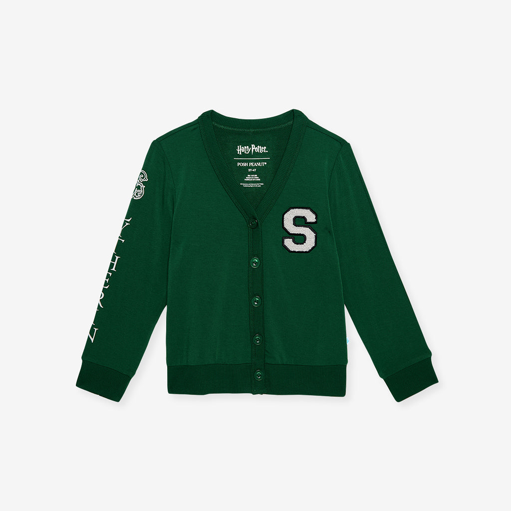 Slytherin Varsity League French Terry Varsity Cardigan