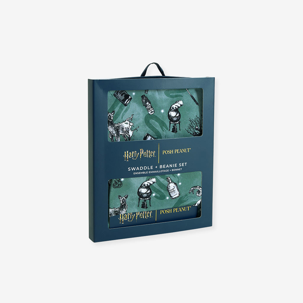 Slytherin House Swaddle Beanie Set